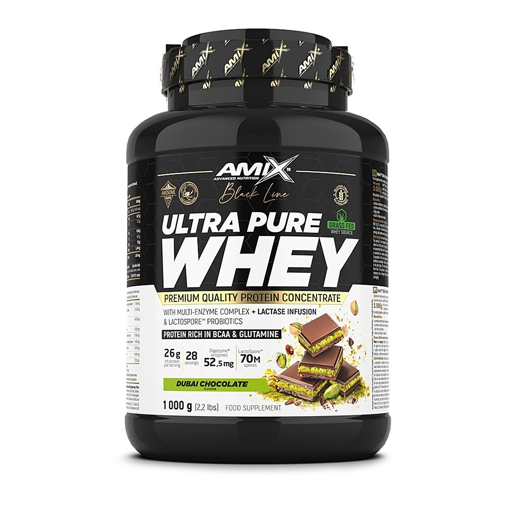 AMIX Ultra pure whey dubajská čokoláda 1000 g