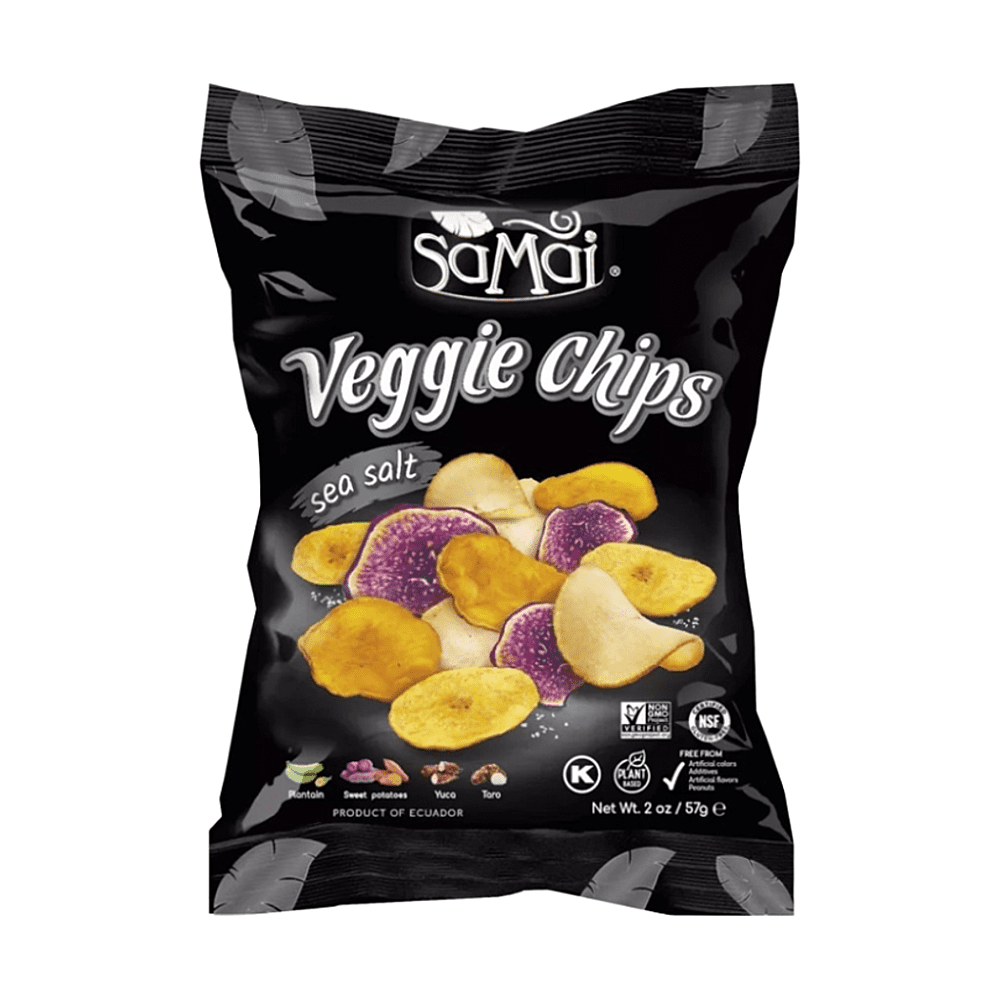 SAMAI Tropické zeleninové chipsy mix s morskou soľou 57 g