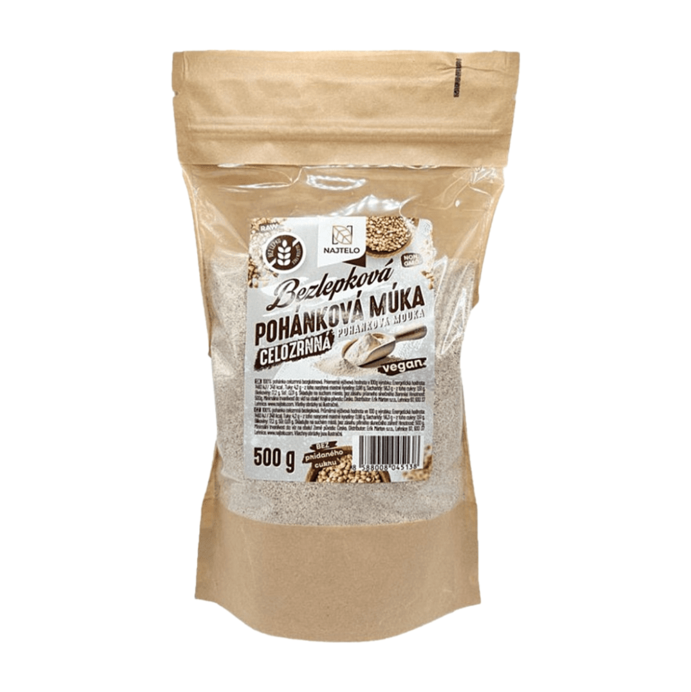NÁJTELO Pohánková múka celozrnná 500 g