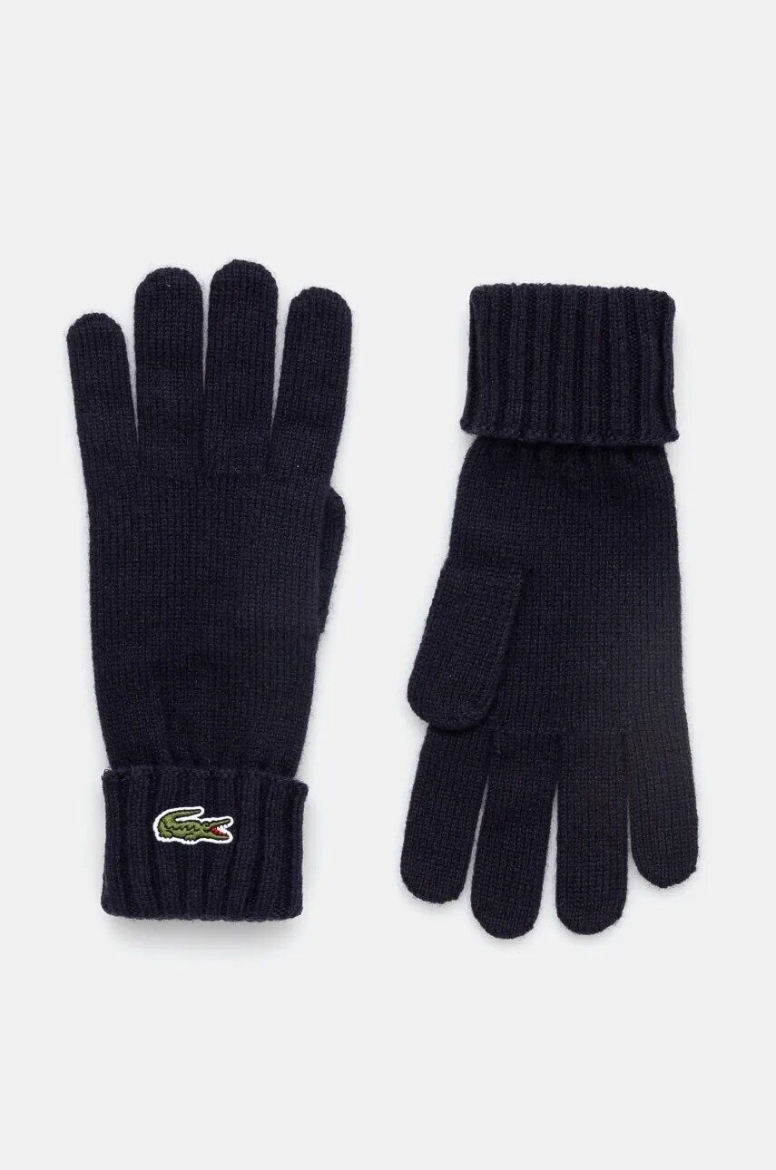 Lacoste Vlnené rukavice Lacoste