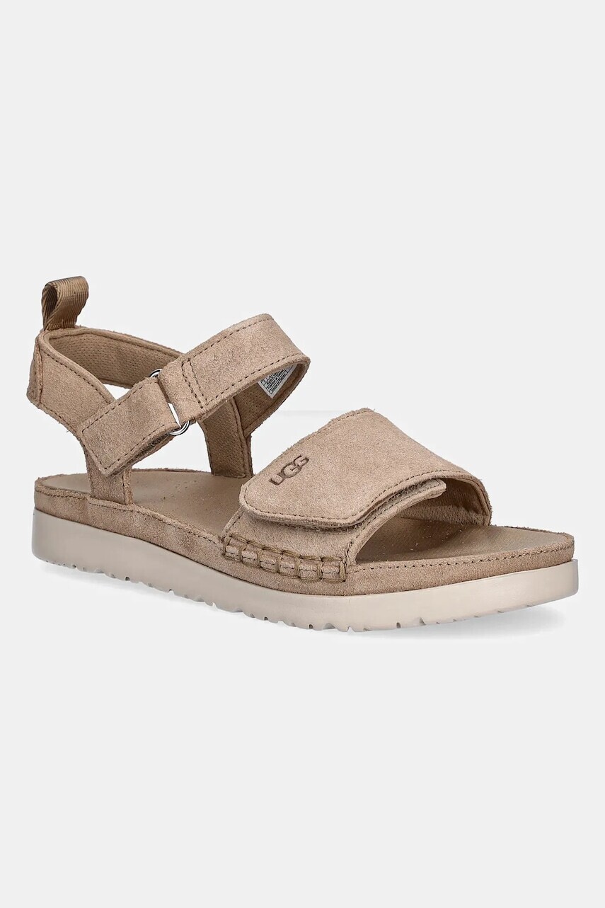UGG Detské semišové sandále UGG GOLDENSTAR