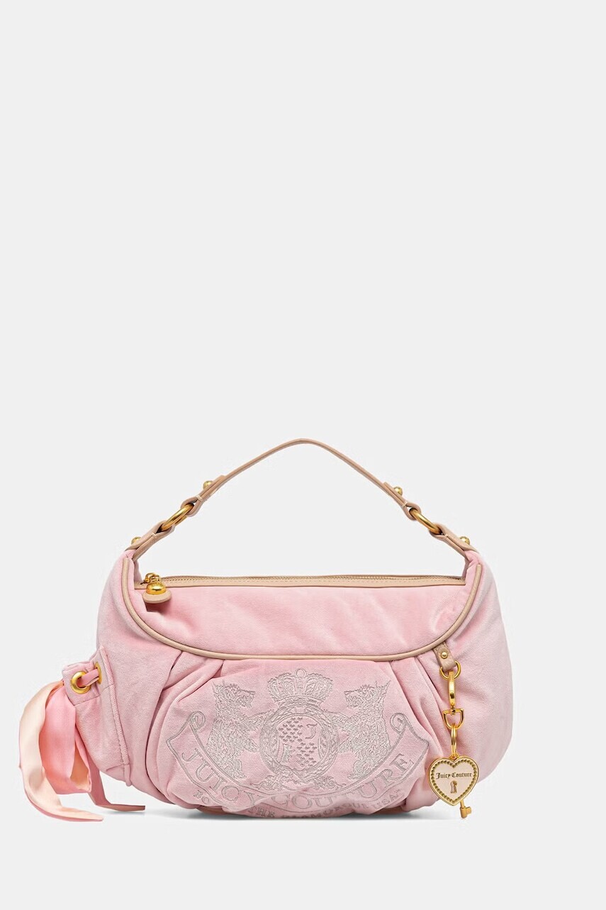 Juicy Couture kabelka typu tote dámska zamatová DAYDREAMER