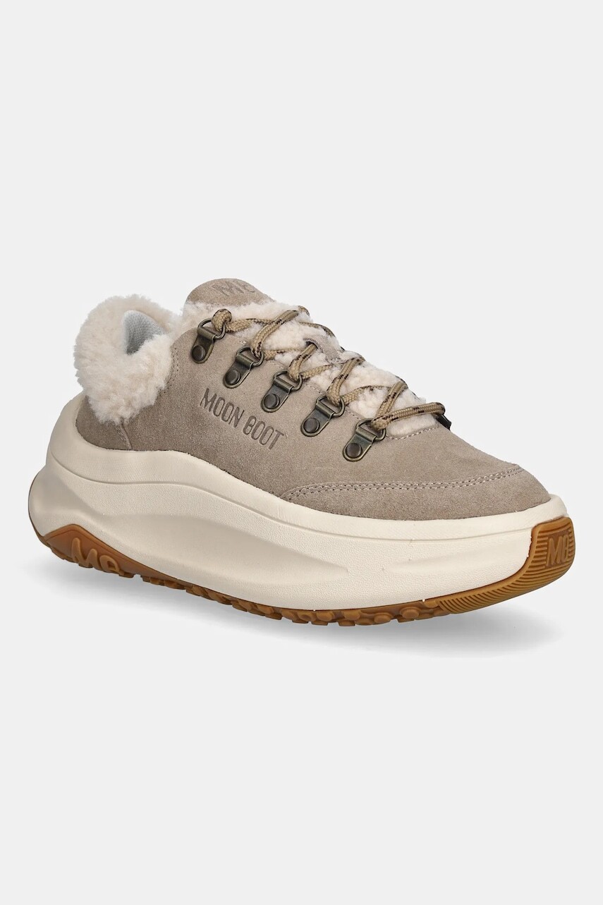 Moon Boot Semišové tenisky Moon Boot MB MOON247 CITY SHEARLING