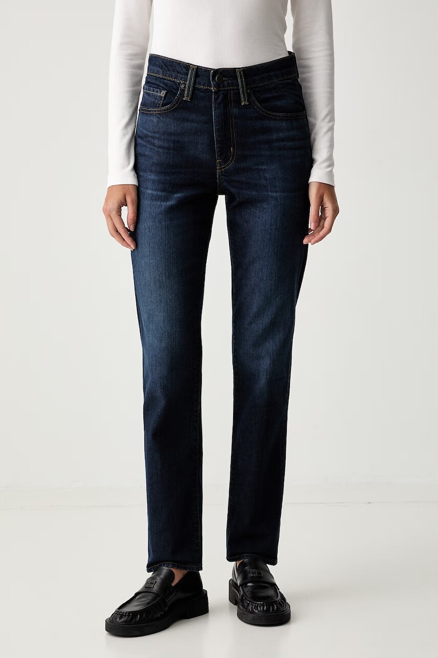 Levi's rifle wide leg dámske 724 HIGH RISE STRAIGHT