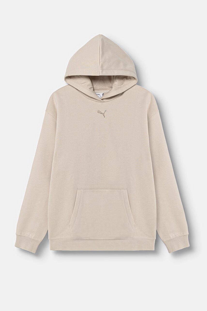 Puma mikina s kapucňou detská s bavlnou ESS Centered Cat Logo Relaxed Hoo