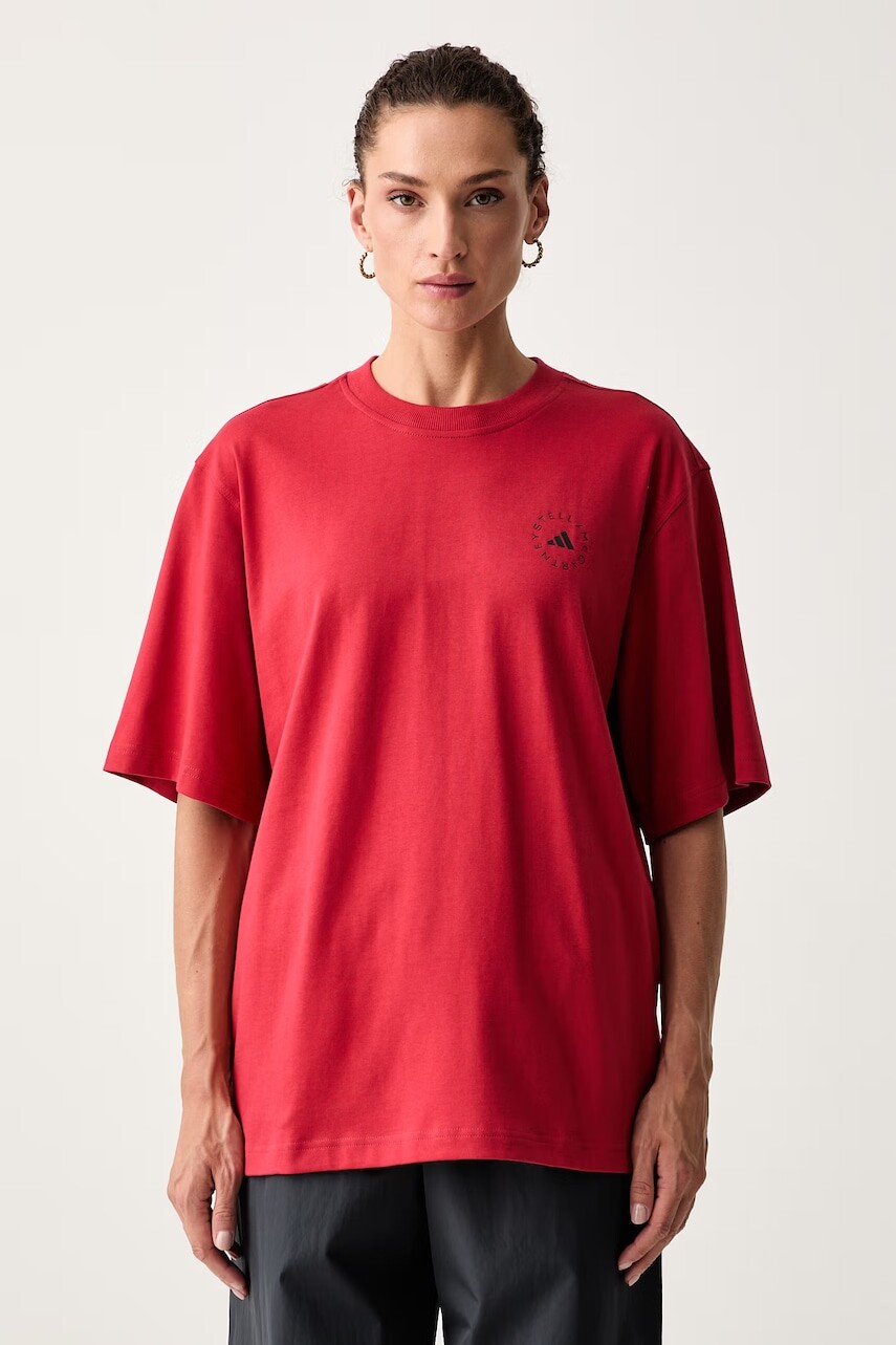 adidas by Stella McCartney oversize tričko dámske bavlnené