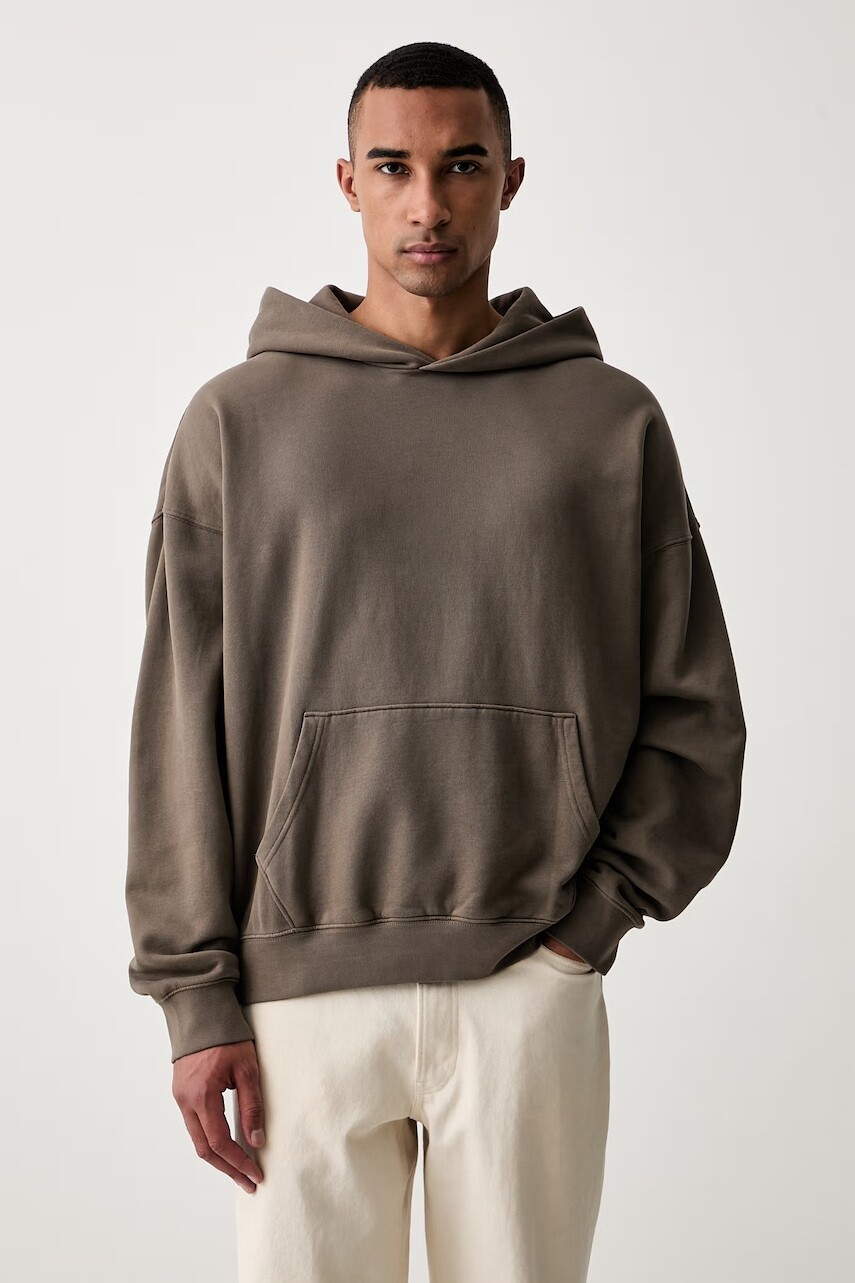 Levi's mikina s kapucňou pánska s bavlnou SOFT CROPPED