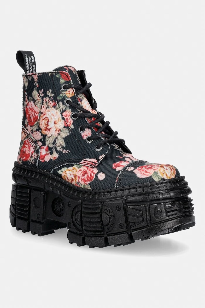 New Rock workery na platforme dámske ECO FLOR, TANK CASCO