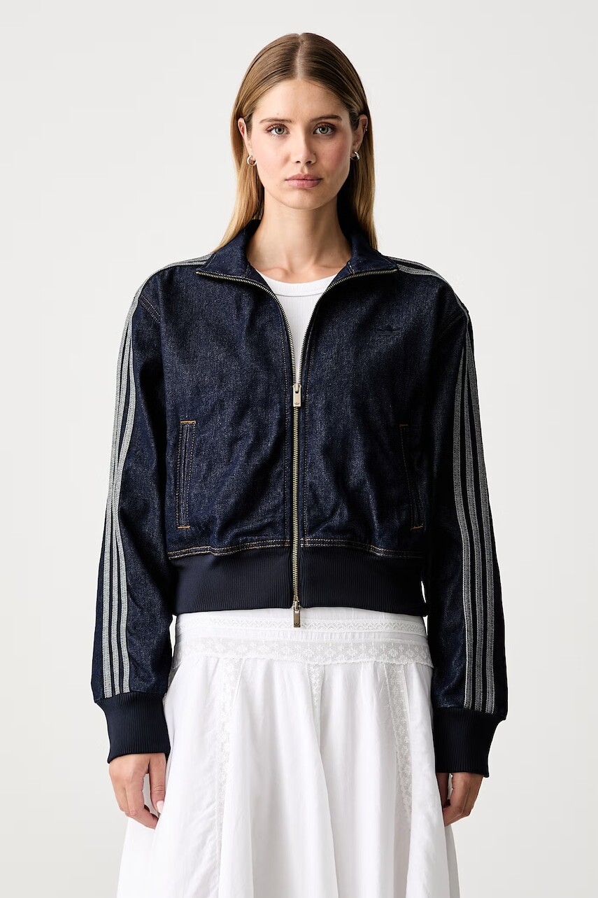 adidas Originals džínsová bunda dámska rifľová Firebird