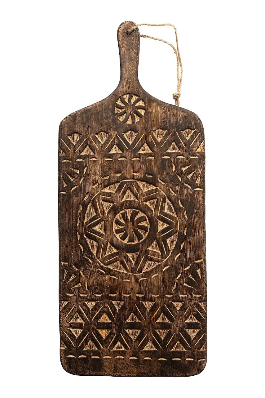 Au Maison denko na servírovanie z mangového dreva 60 x 24,7 cm