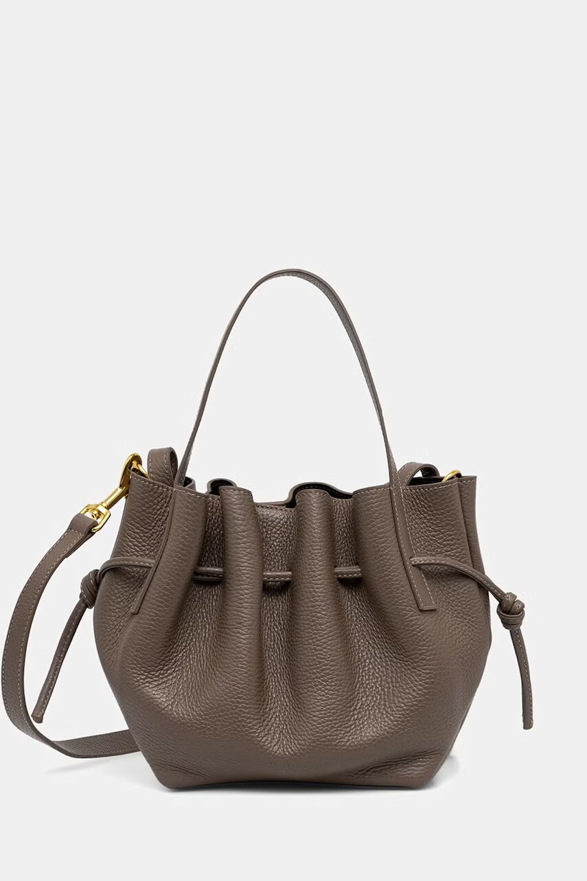 Yuzefi crossbody kabelka dámska kožená MINI SCALLOP