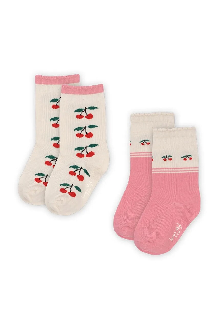 Konges Sløjd ponožky detské 2 PACK JACQUARD SOCKS 2-pak