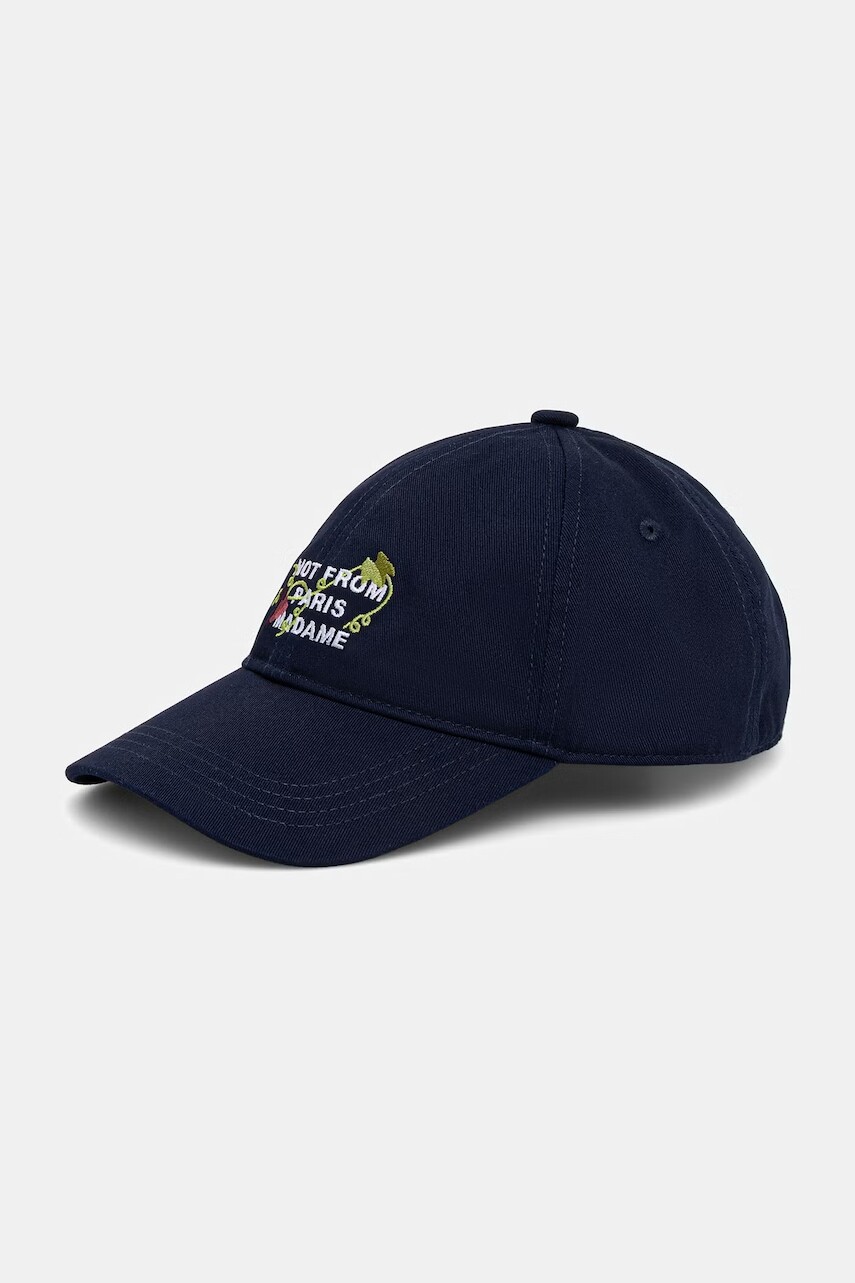 Drôle de Monsieur čiapka so šiltom pánska bavlnená Vine Embroidered Slogan