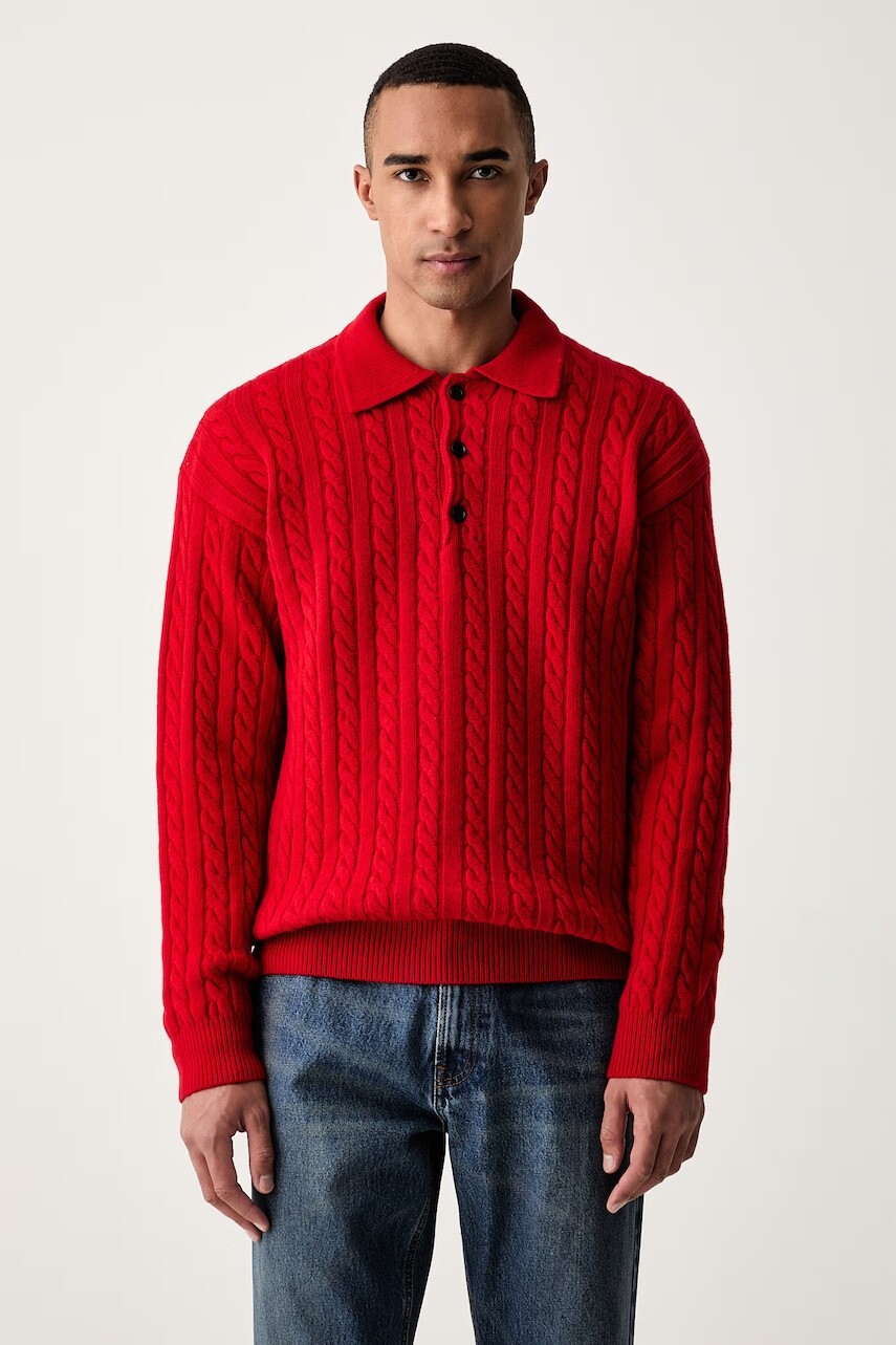 MSGM sveter pánsky s meríno vlnou