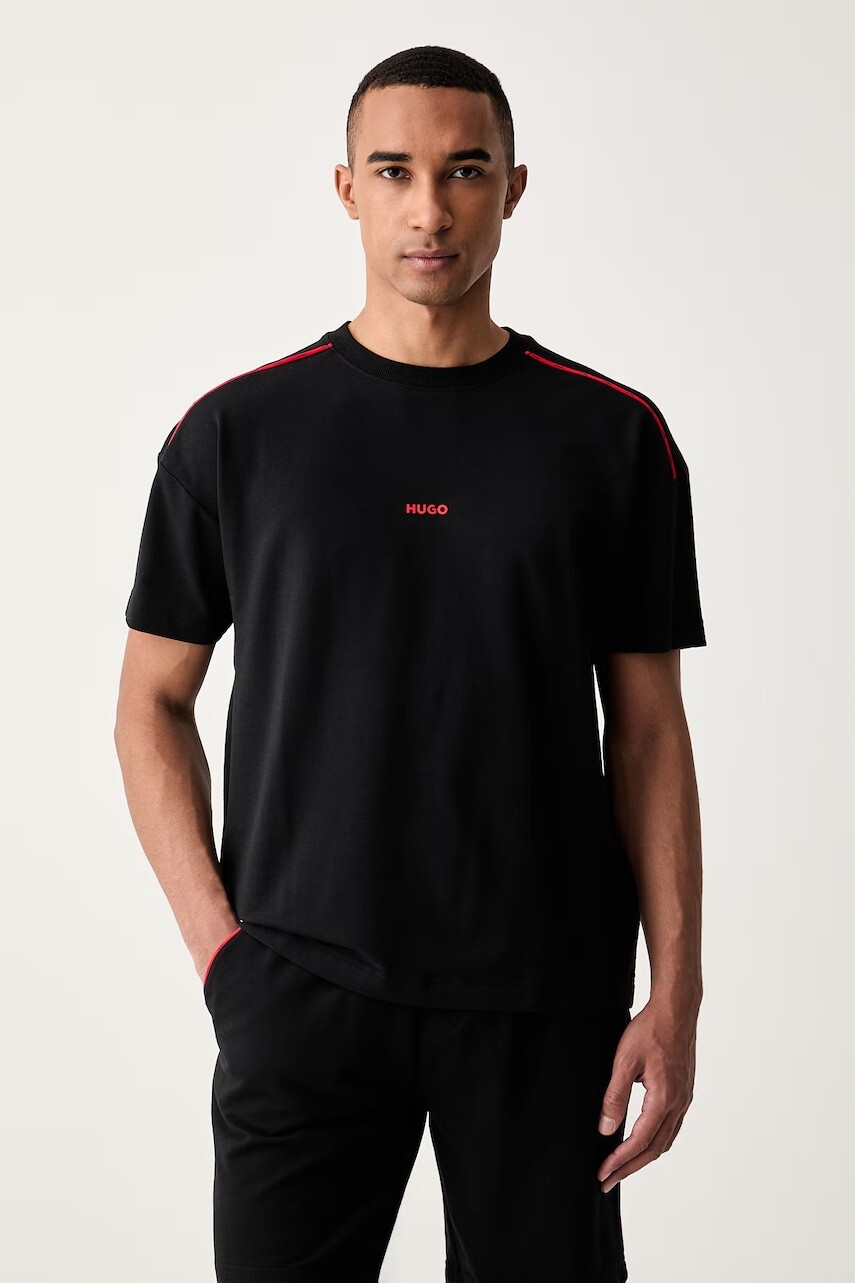 HUGO oversize tričko pánske s bavlnou NOAH T-SHIRT