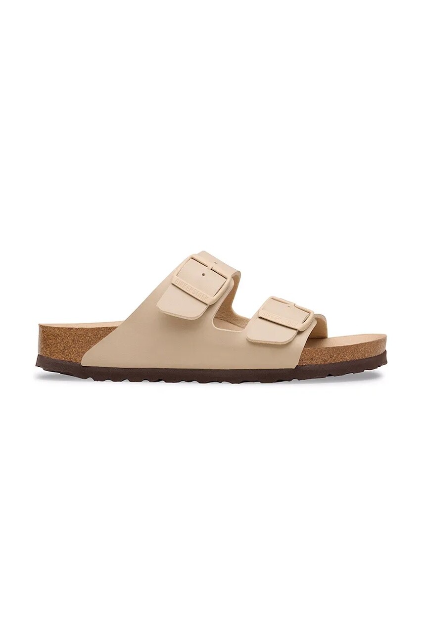 Birkenstock šľapky na plochom podpätku dámske Arizona Birko-Flor