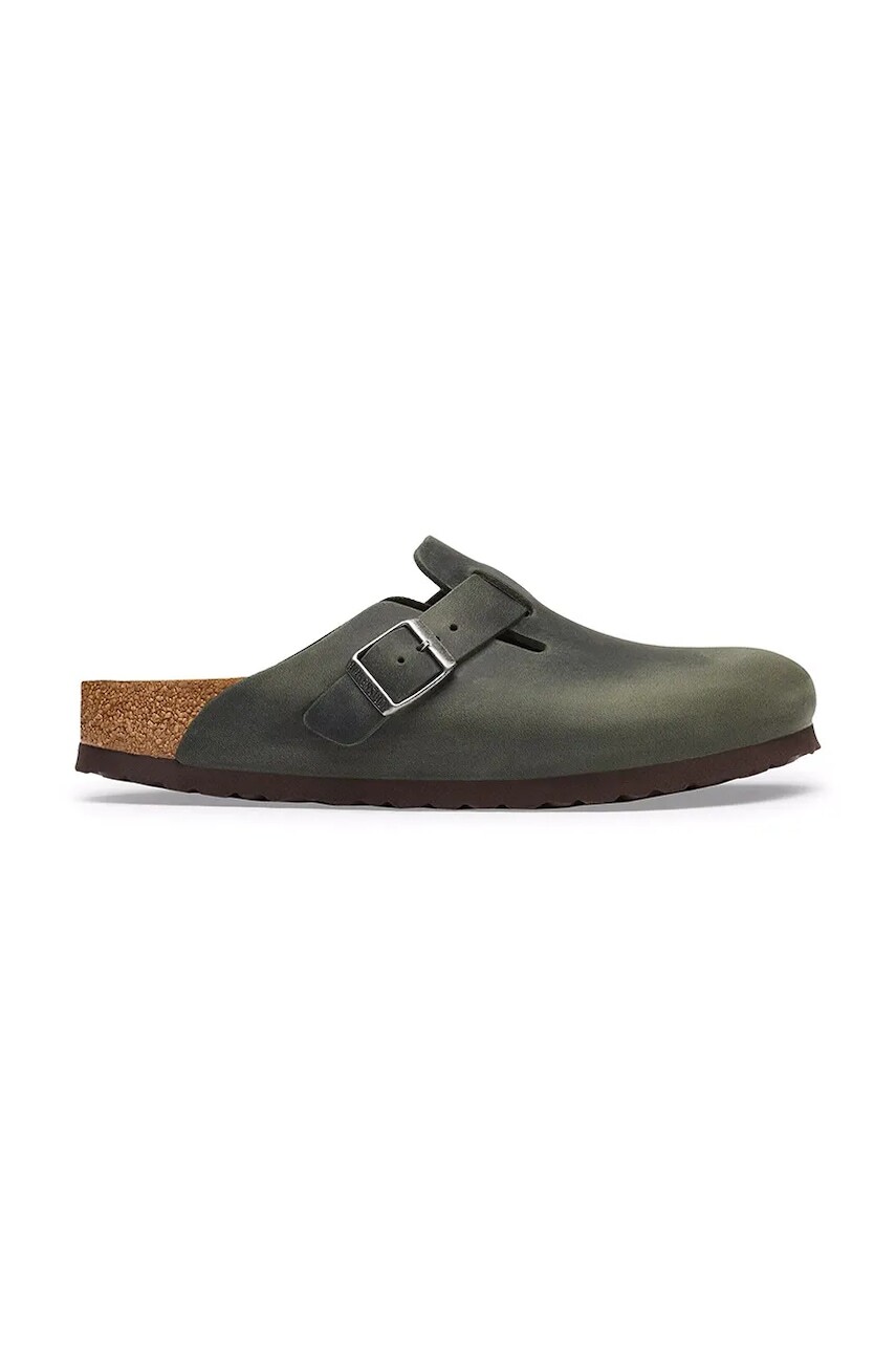 Birkenstock šľapky mules pánske kožené Boston Oiled Leather