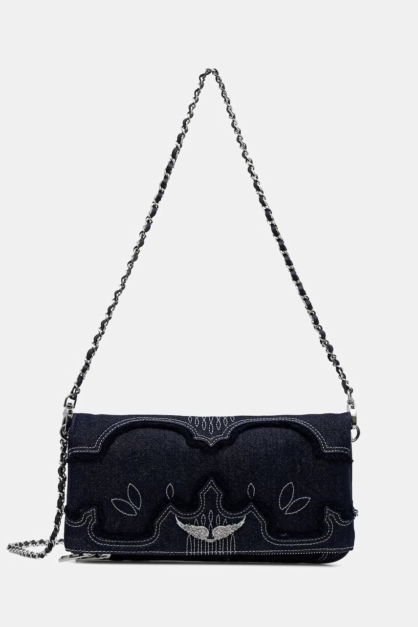 Zadig&Voltaire crossbody kabelka dámska rifľová