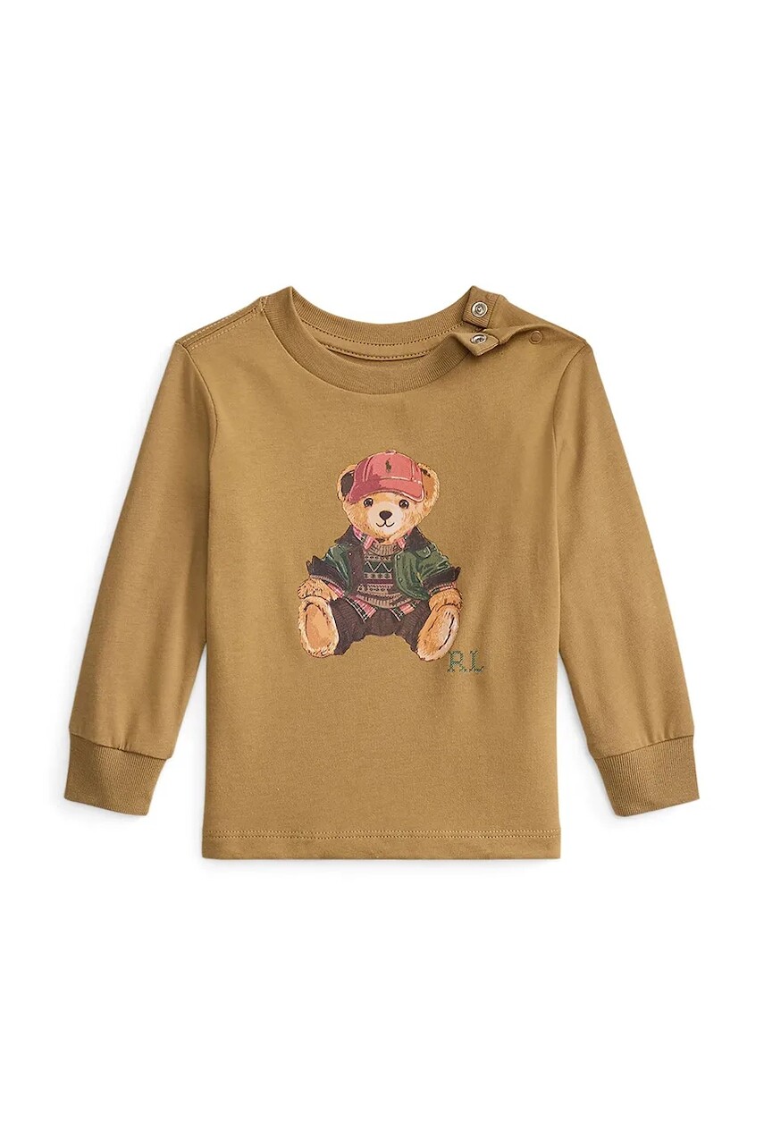 Polo Ralph Lauren tričko s dlhým rukávom dojčenské bavlnené