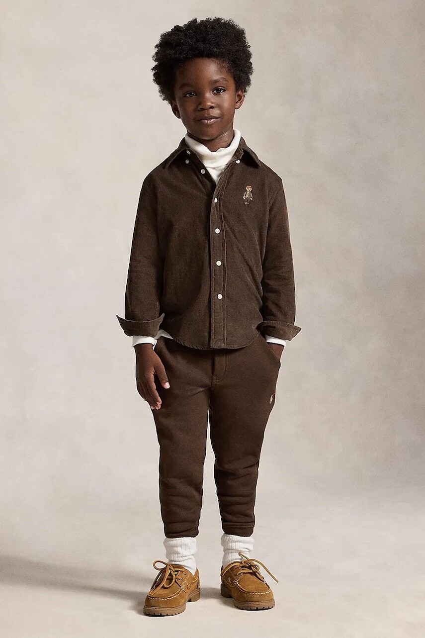 Polo Ralph Lauren nohavice jogger detské s bavlnou