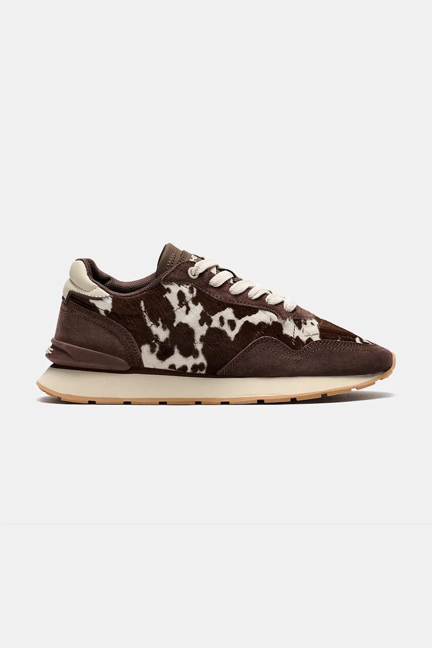 Hoff CITY PRINT BROWN sneakers dámske semišové
