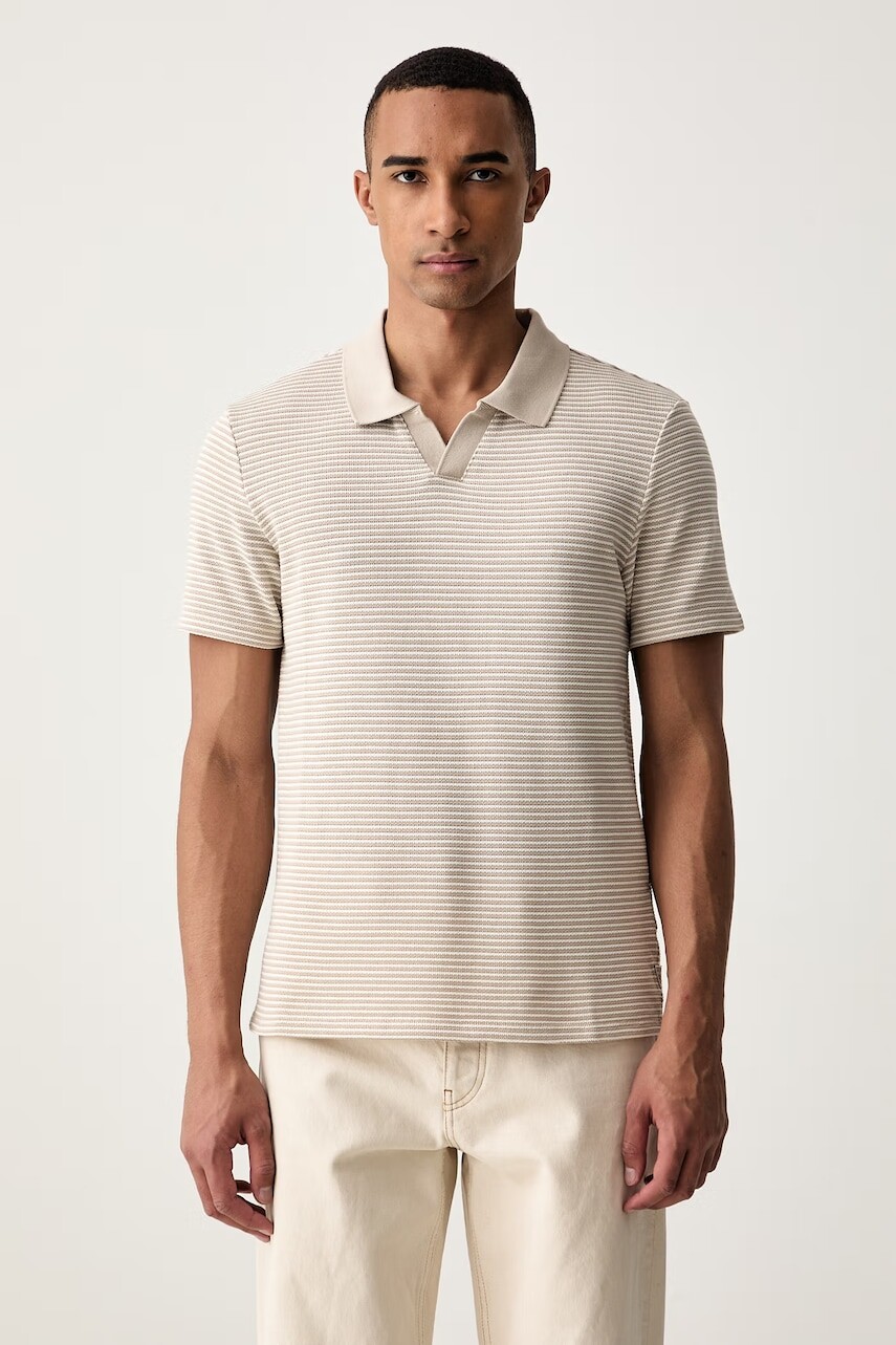 Guess polo tričko pánske s bavlnou JOHNNY