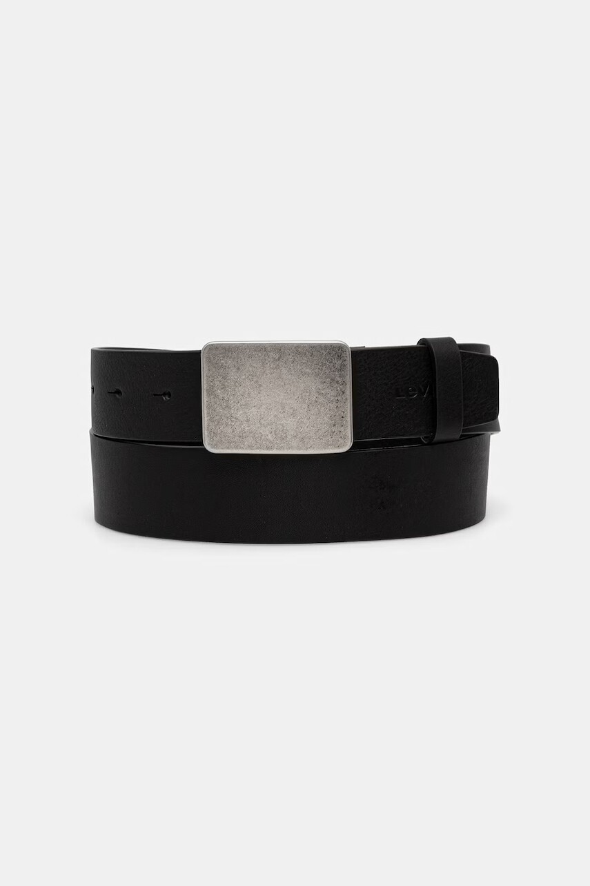 Levi's opasok pánsky kožený RYDER PLAQUE BUCKLE