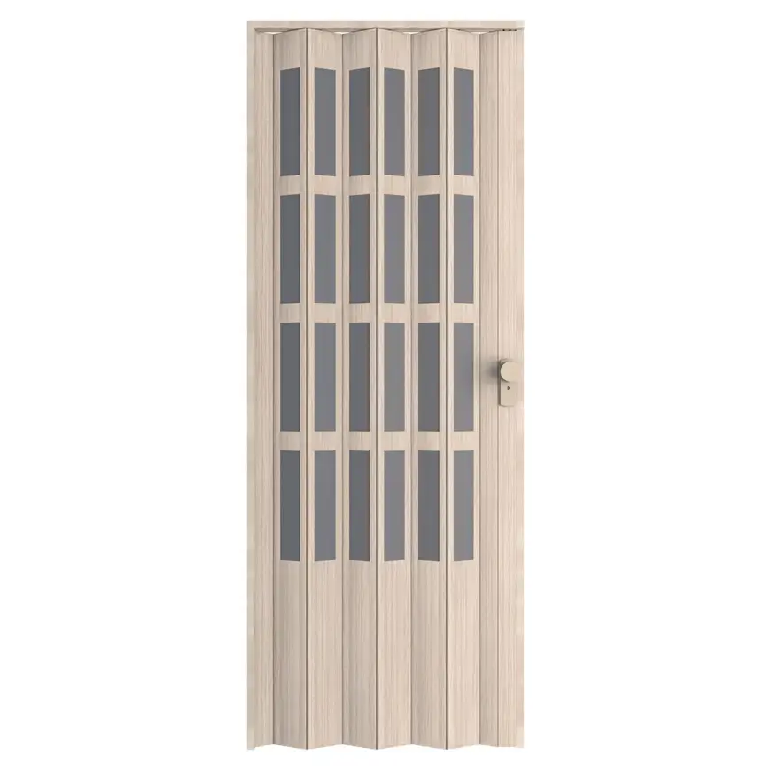 Zhrňovacie dvere PVC Lugano Roble Glacial