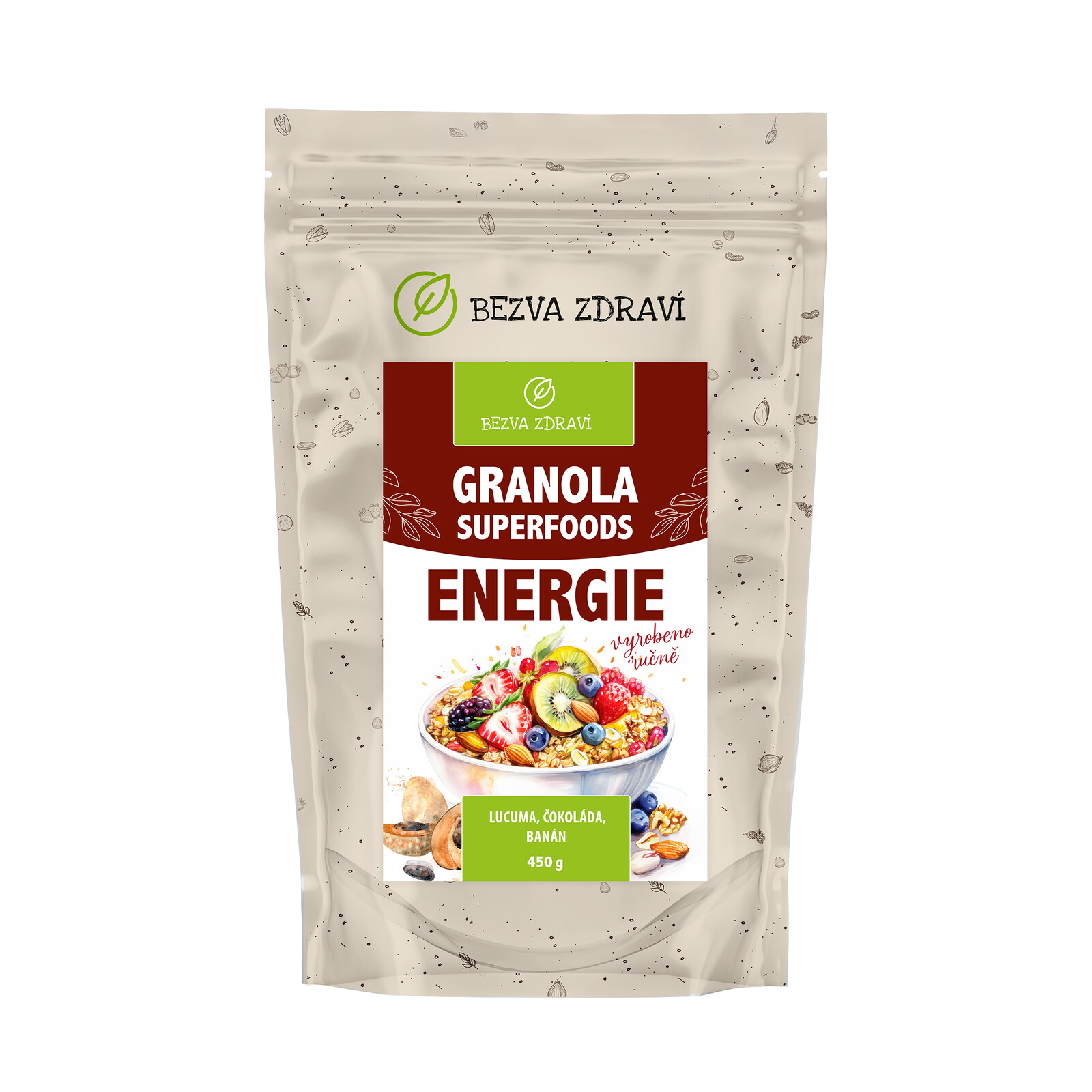 BEZVA MÜSLI Granola Energia 450 g