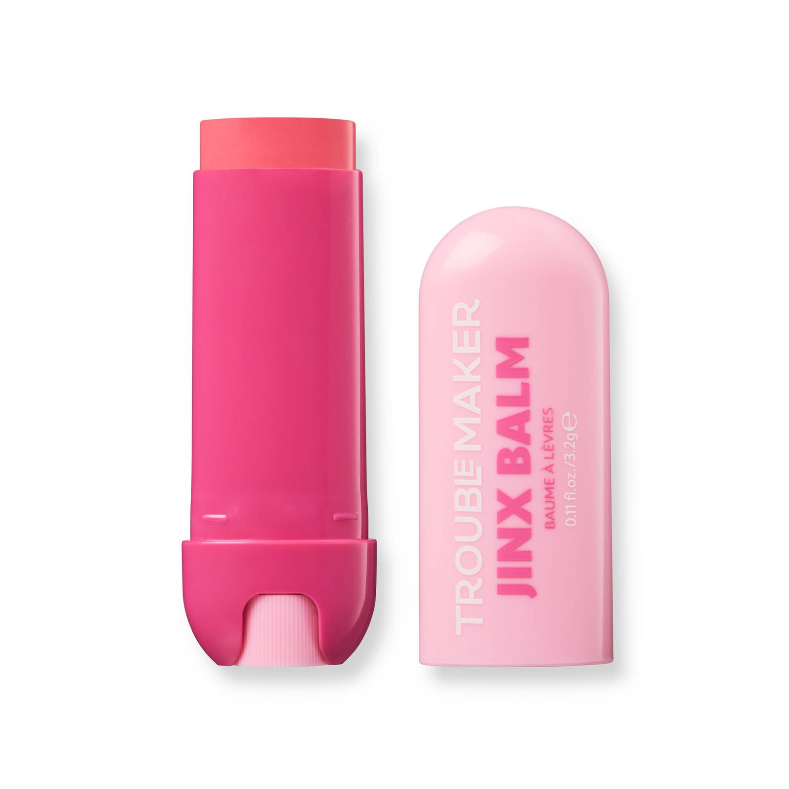 TROUBLE MAKER Jinx Tónovaný balzam na pery Flow Pink 4 g