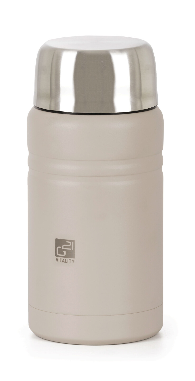 G21 Termoska na jedlo - pieskovo béžová 750 ml