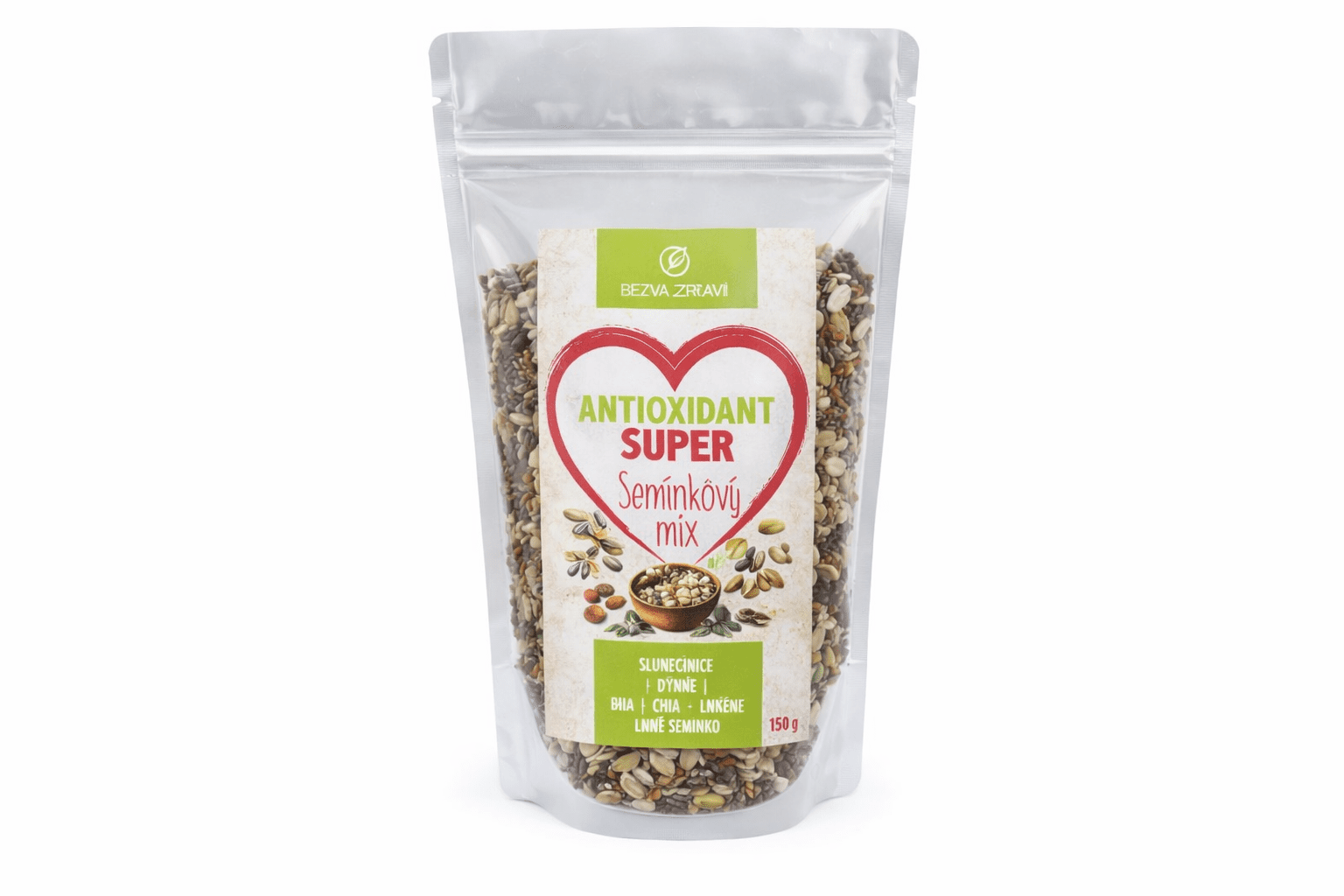 BEZVA MÜSLI Super semienkový mix 350 g
