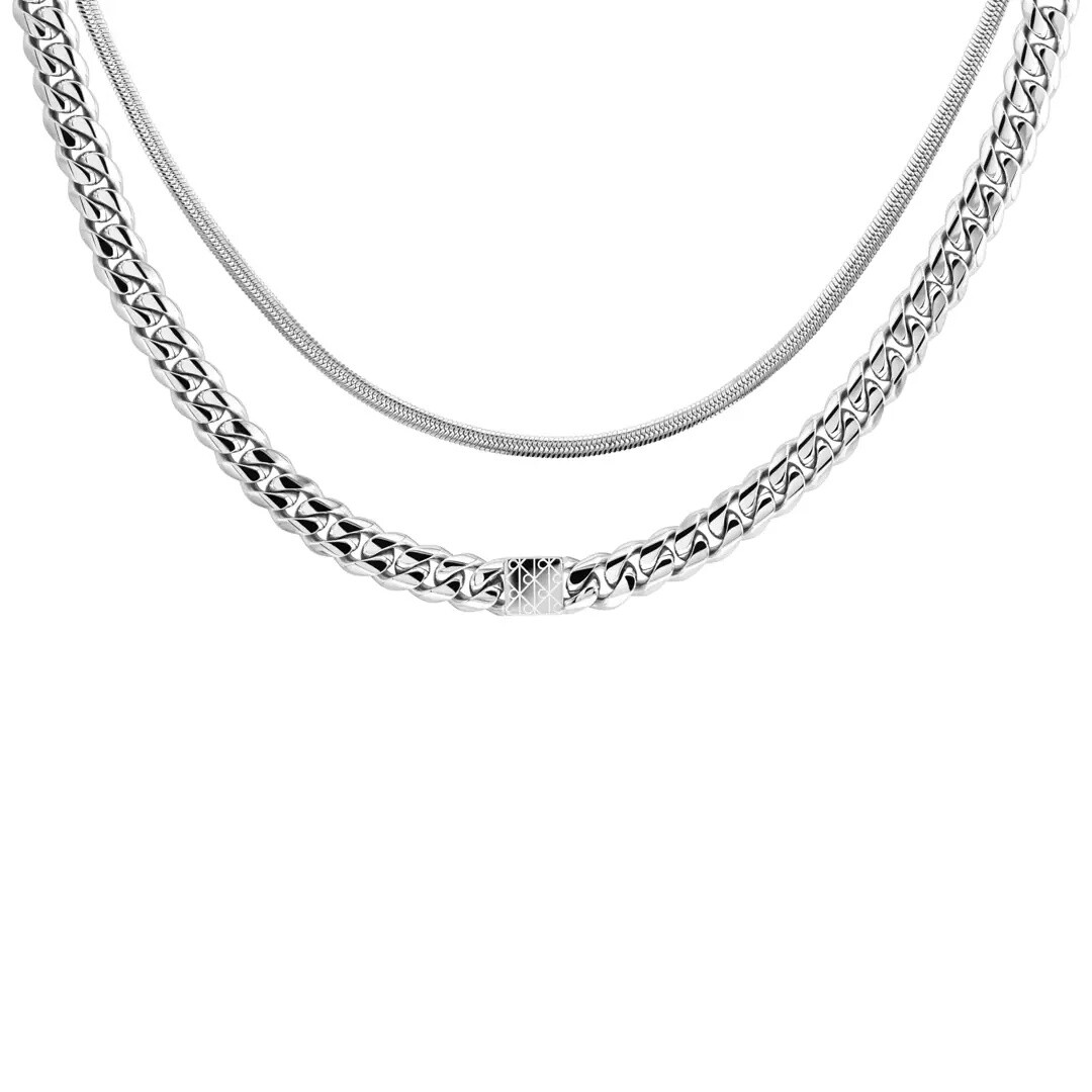 Calvin Klein Súprava oceľových náhrdelníkov CK Status 35100099