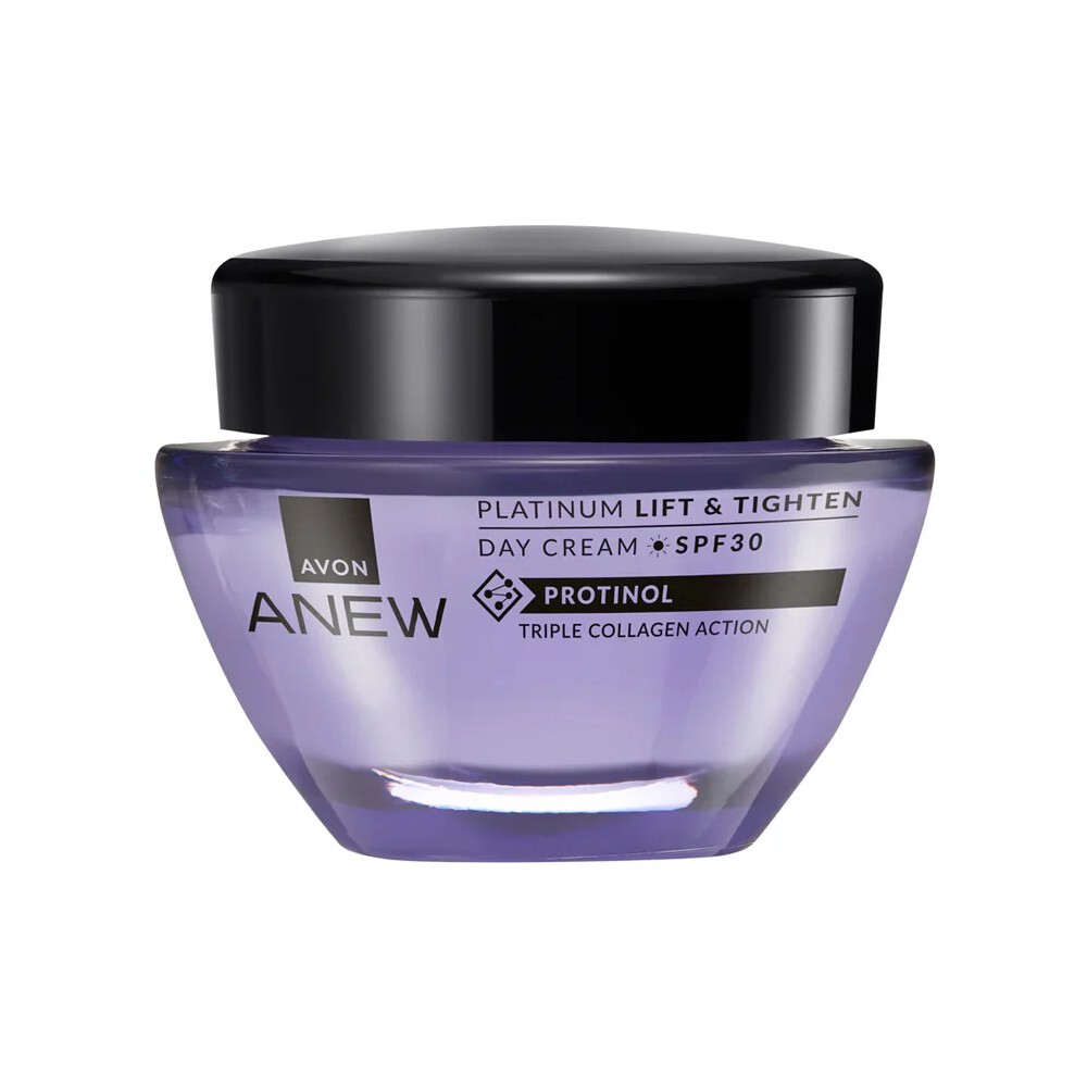Avon Denný liftingový krém Platinum Triple Collagen Action SPF 30 50 ml