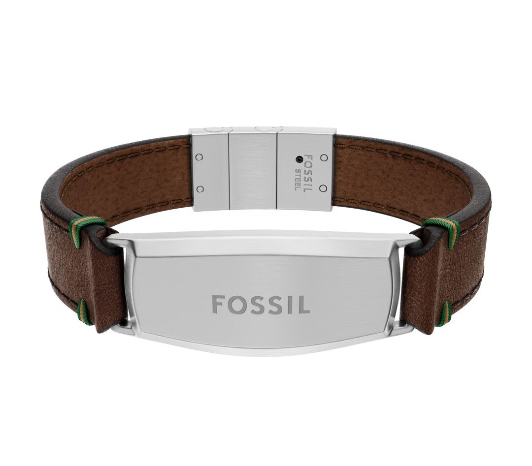 Fossil Pánsky kožený náramok Everett JF04988040