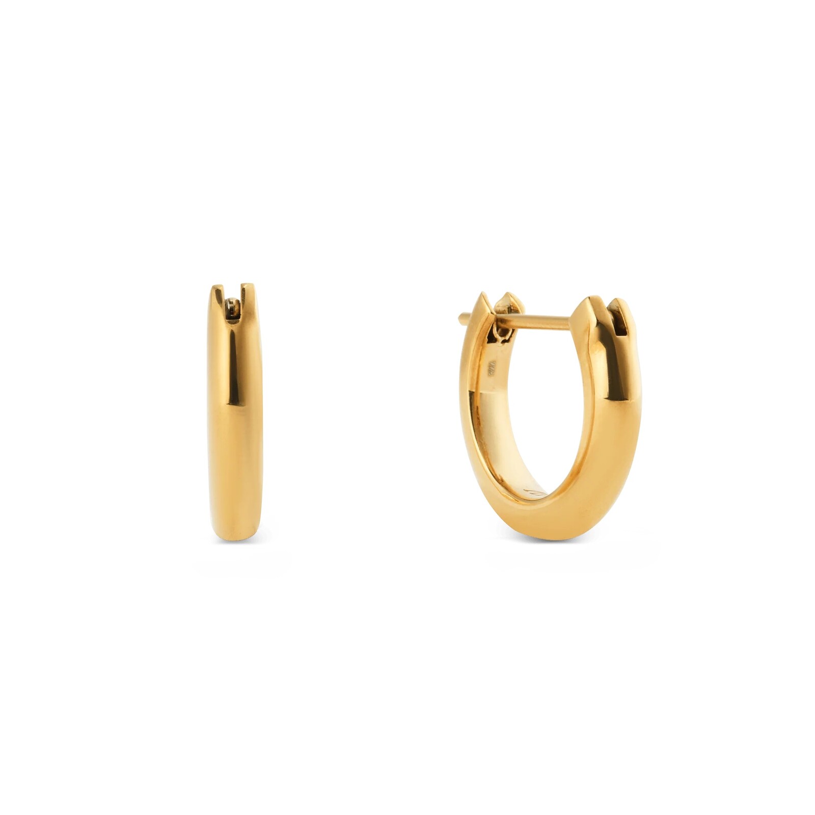 Daniel Wellington Elegantné pozlátené kruhy z ocele Arch DW0040194 0,9 cm