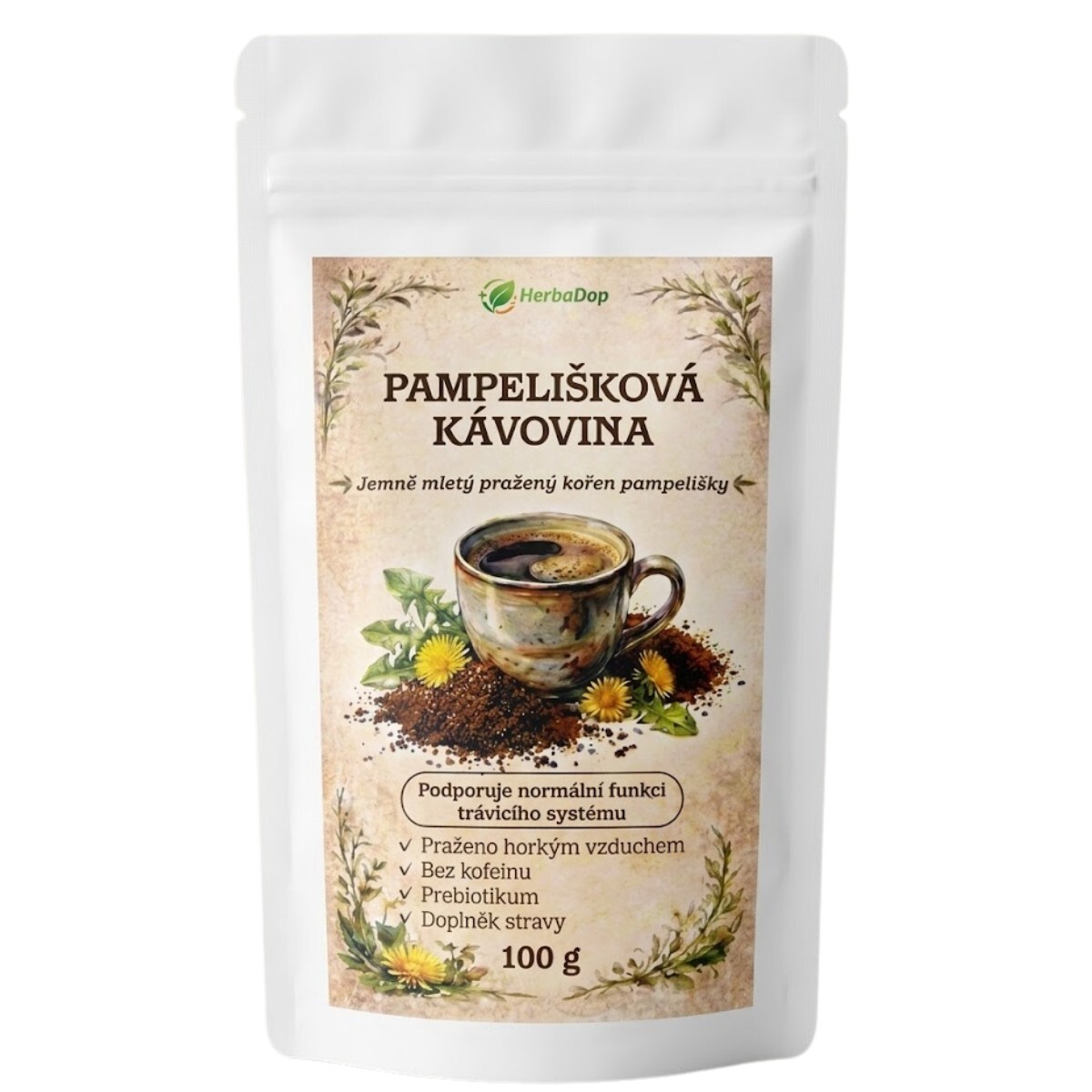 HerbaDop Púpavová kávovina - jemne mletá 100 g
