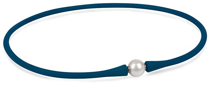 JwL Luxury Pearls Modrý športový perlový náhrdelník modrý JL0877