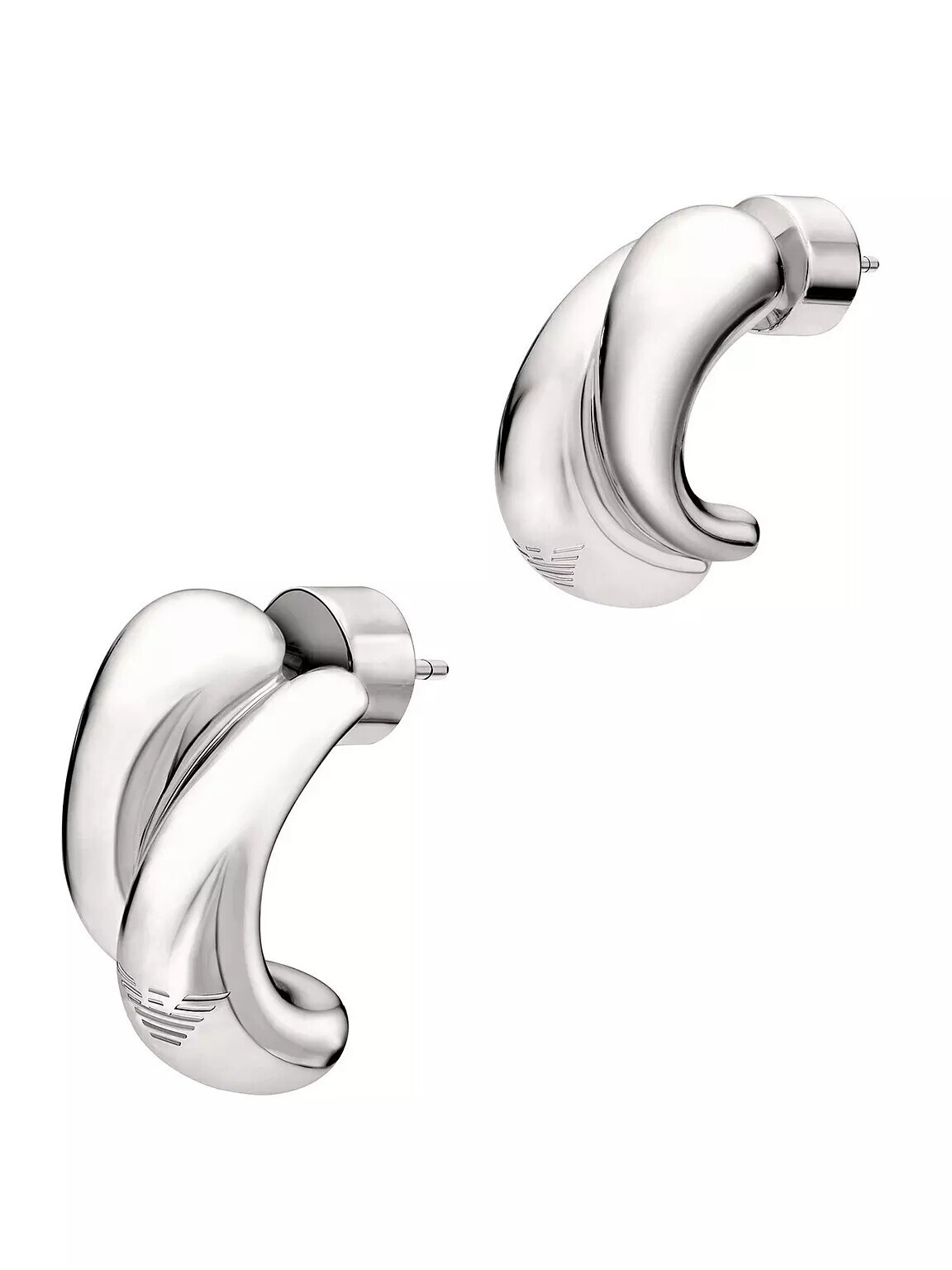 Emporio Armani Dizajnové mosadzné náušnice EGS3342040