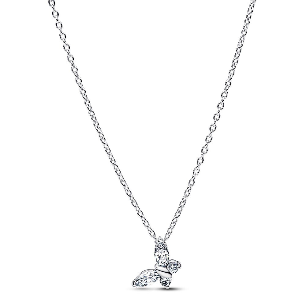 Pandora Strieborný náhrdelník s motýlikom Timeless 394266C01-45