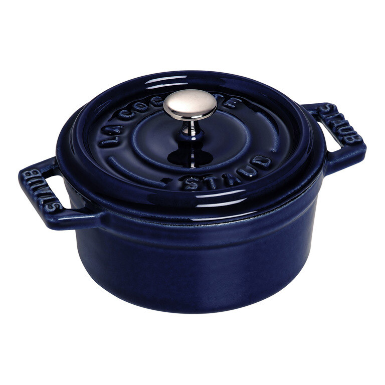 Okrúhly hrniec, tmavomodrá O 10 cm Staub