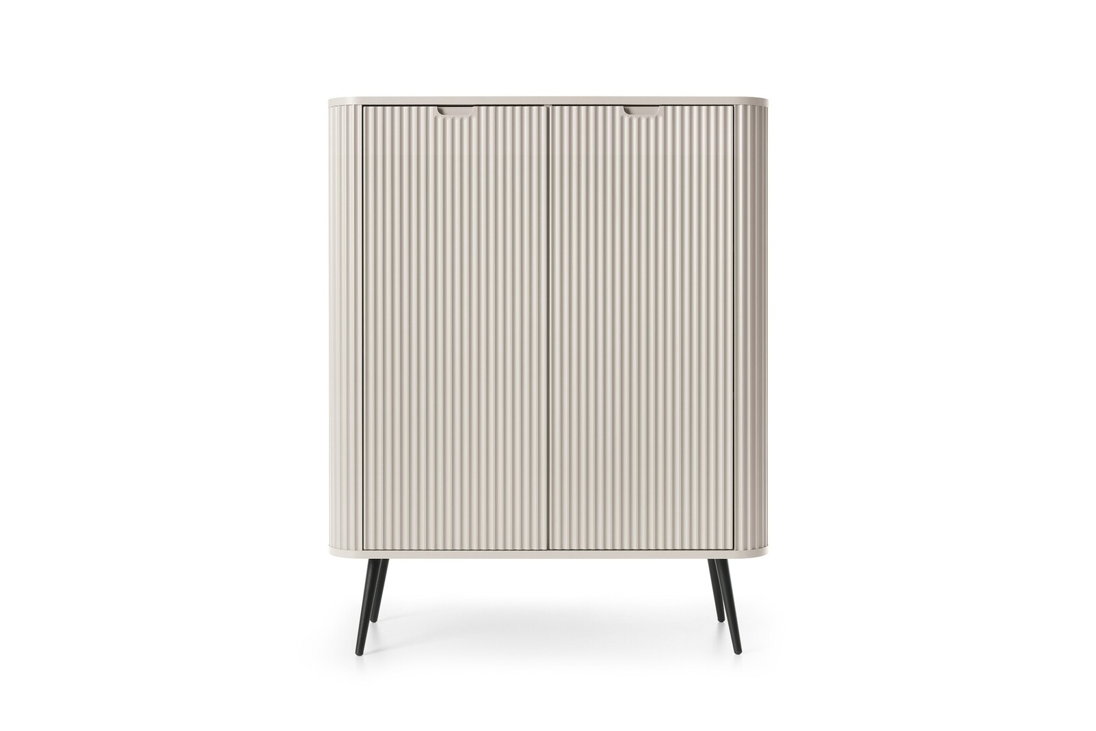 Komoda Zova 103 cm kašmír/čierna