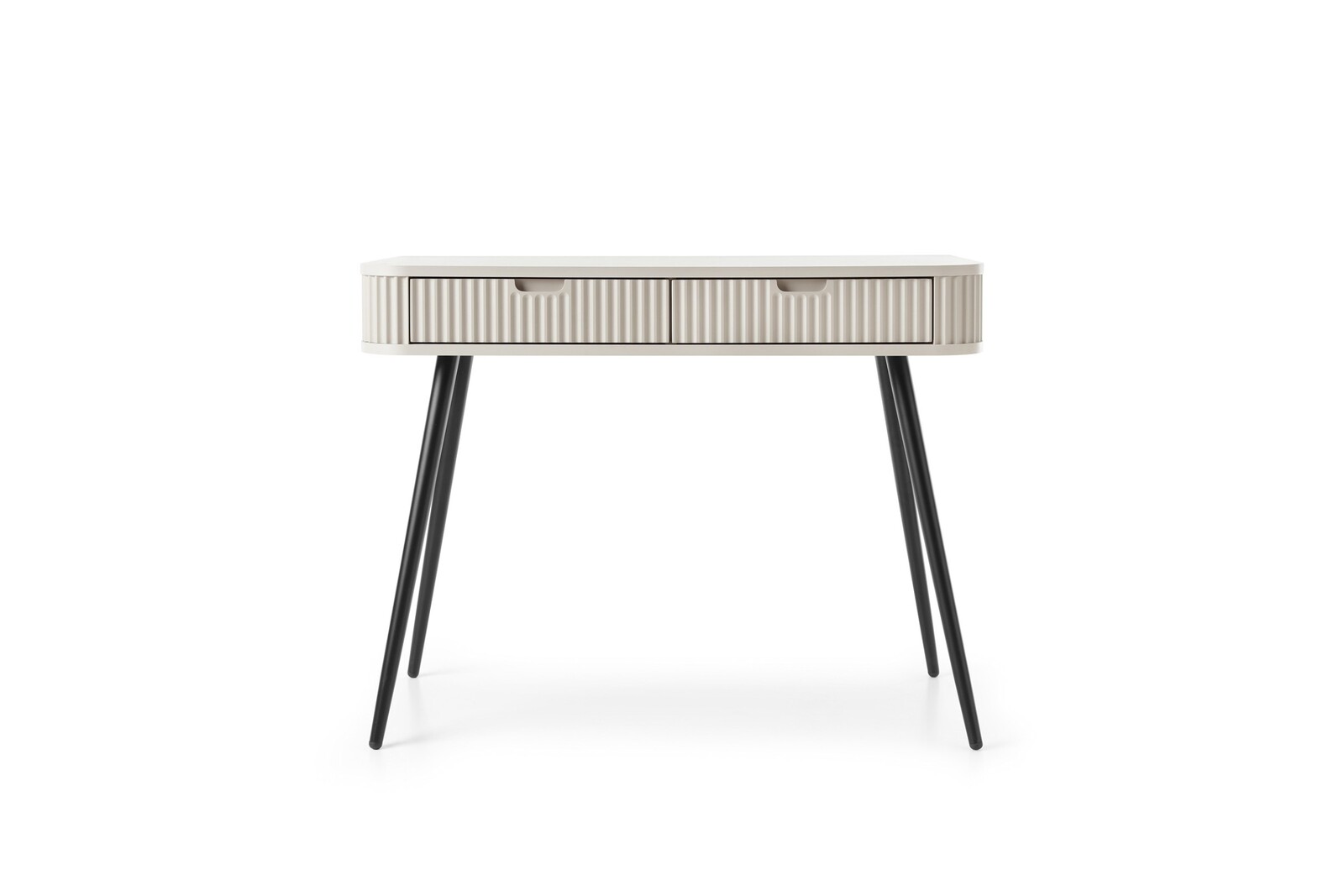 Toaletný stolík Zova 103 cm kašmír/čierny