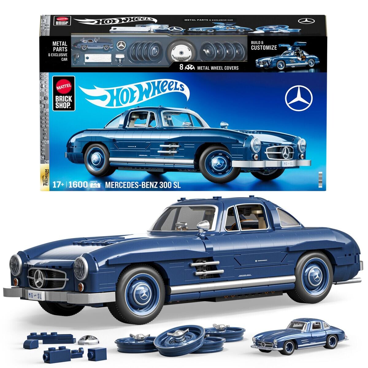 Hot Wheels Zberateľský Mercedes-Benz 300SL