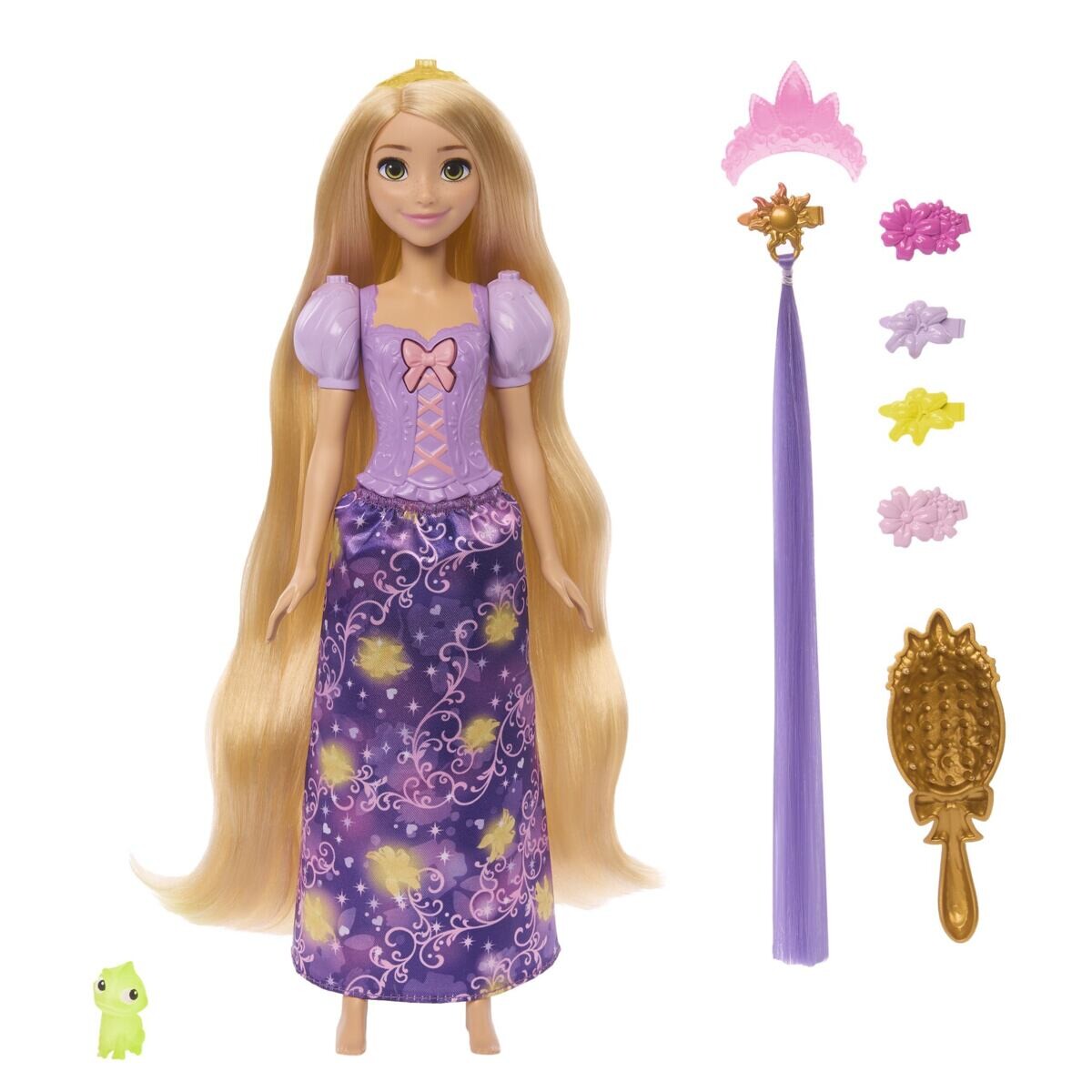 Mattel Disney Princess Bábika Locika so žiariacimi vlasmi