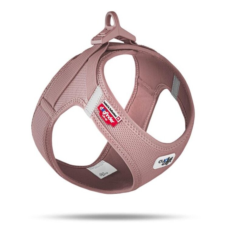 CURLI Postroj pre psov so sponou Air-Mesh Rose XS, 3-5 kg