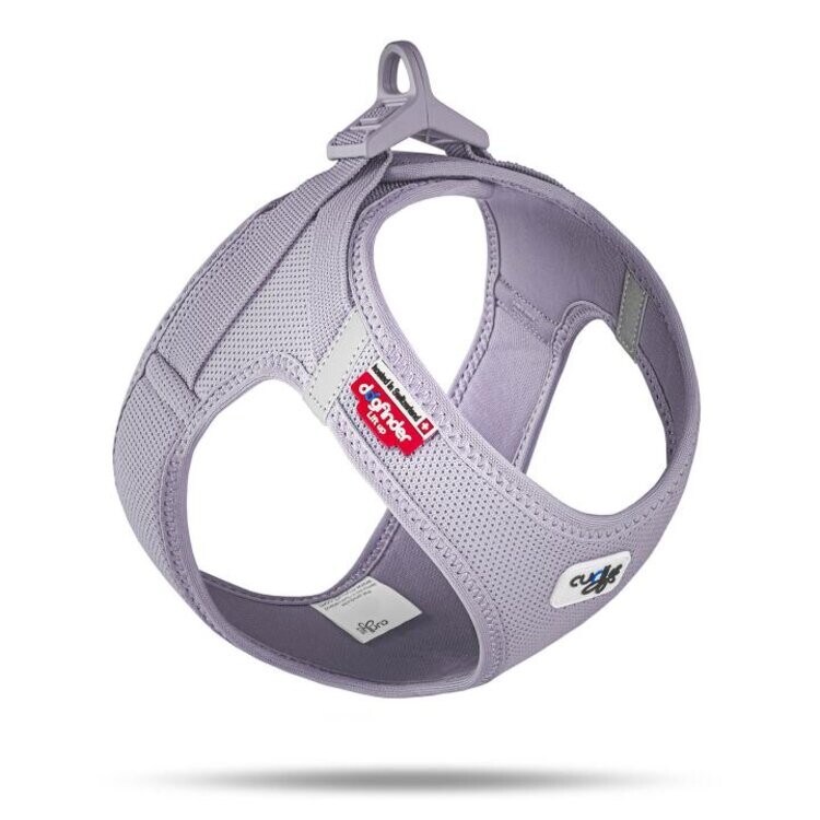 CURLI Postroj pre psov so sponou Air-Mesh Lilac S, 4-7 kg