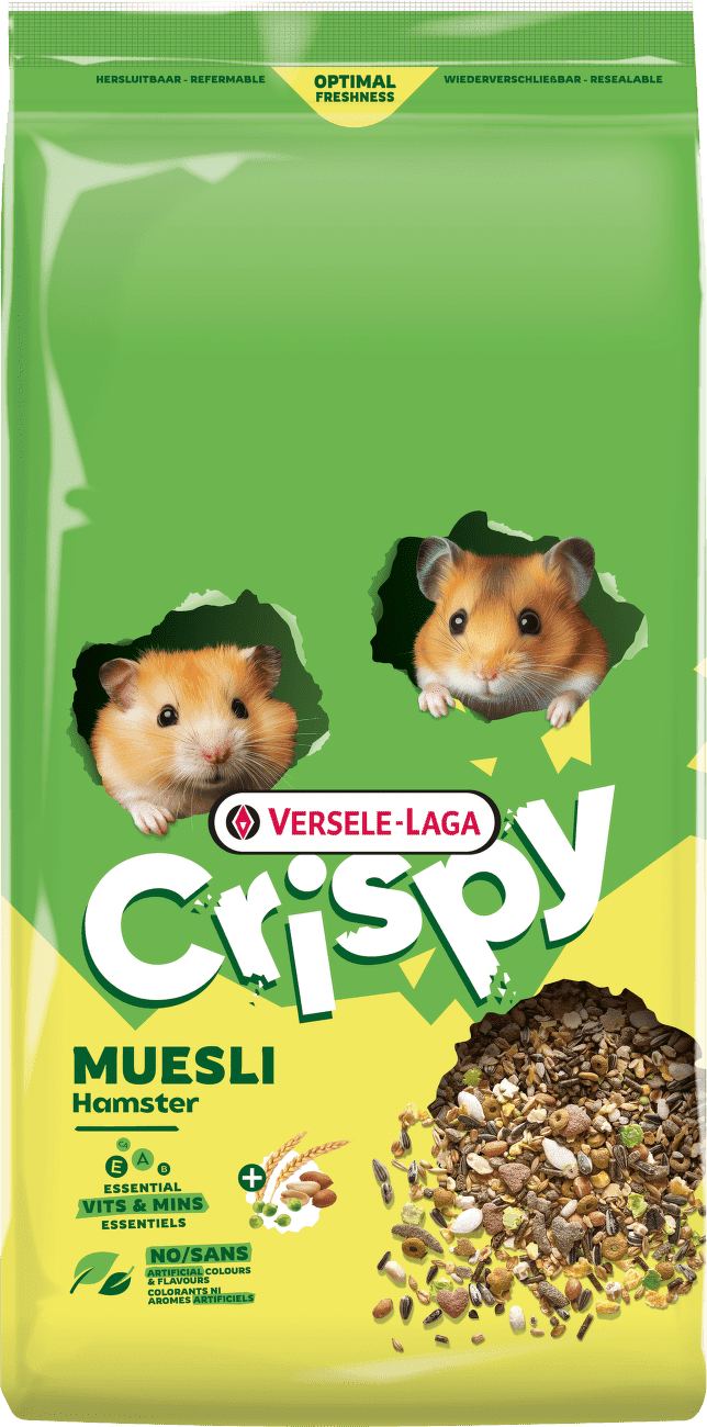Krmivo Versele-Laga Crispy Muesli Hamster pre škrečky 9 kg