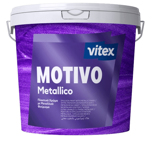 VITEX METALLICO - Vodou riediteľná interiérová farba s kovovým efektom (584 - pluto, 0,7 L)