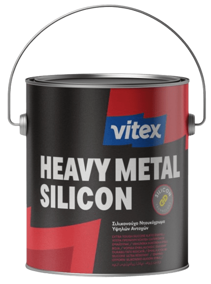 VITEX HEAVY METAL SILIKON - Alkydová farba na kov RAL 3009 - hrdzavá červená, 2,25 L